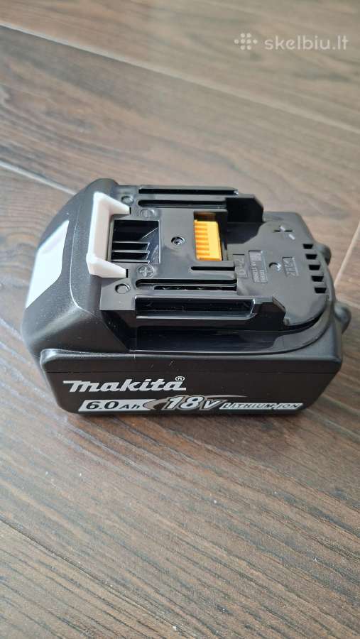 Akumuliatoriai Makita įrankiams 18v 6ah - nuotraukos Nr. 4