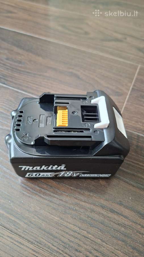 Akumuliatoriai Makita įrankiams 18v 6ah - nuotraukos Nr. 5