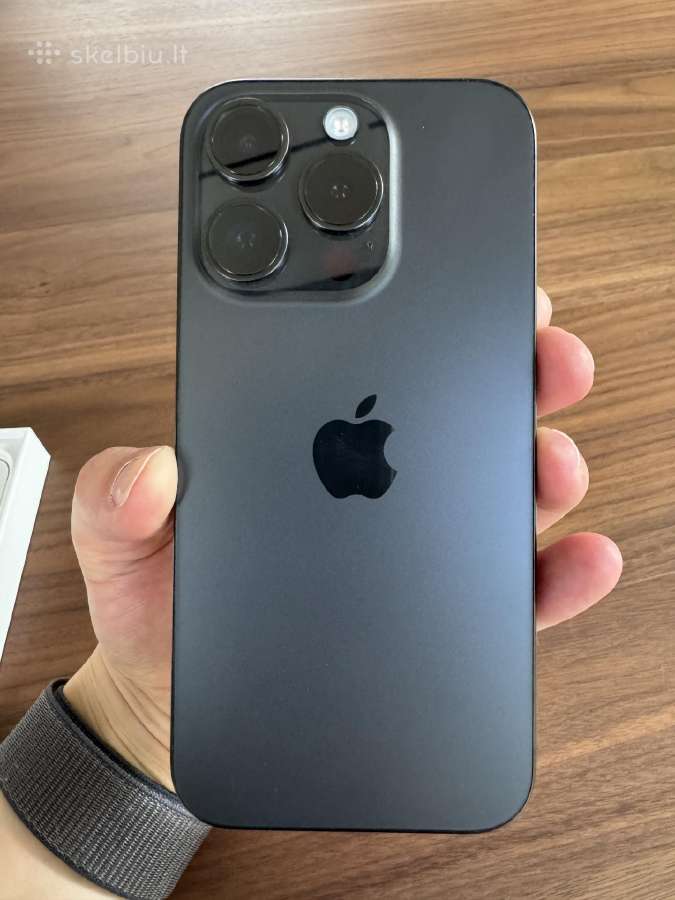 iPhone 15 Pro 128 GB - baterija 90% - nuotraukos Nr. 3