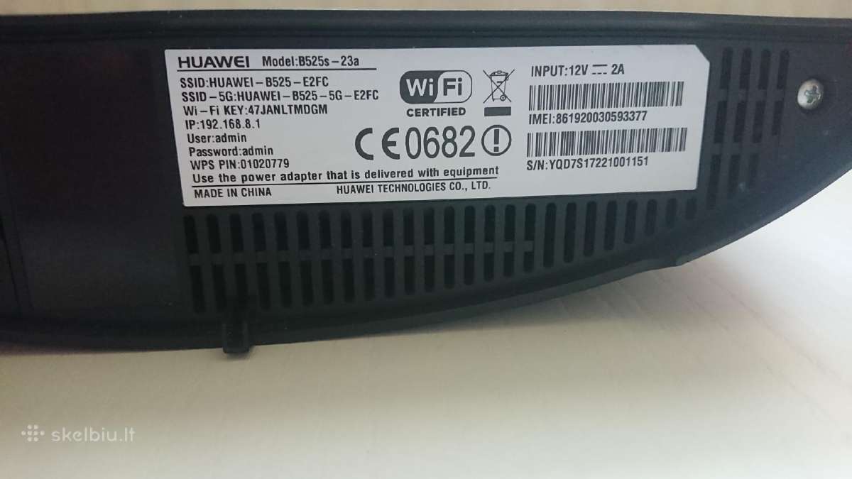 Huawei B525s-23a modem/router - nuotraukos Nr. 3