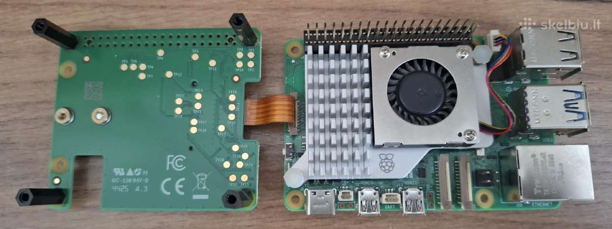 Raspberry Pi 5 8gb + 64 GB Sd + aušintuvas + M.2 - nuotraukos Nr. 2