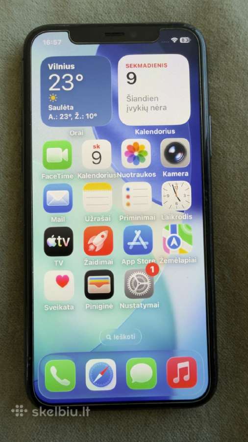 iPhone 11 pro 64gb Space gray tvarkingas - nuotraukos Nr. 2