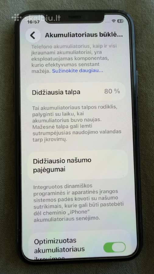 iPhone 11 pro 64gb Space gray tvarkingas - nuotraukos Nr. 7