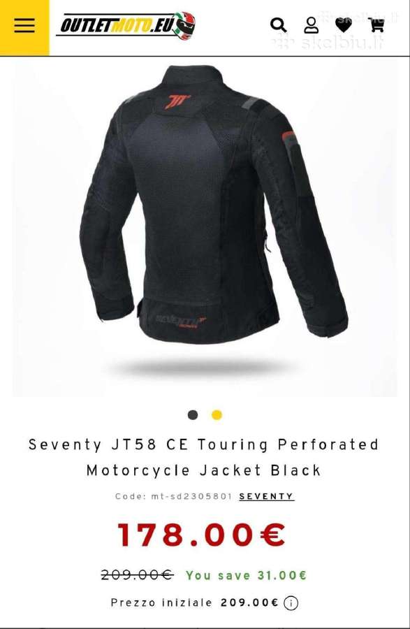 Moto striukė - nuotraukos Nr. 2