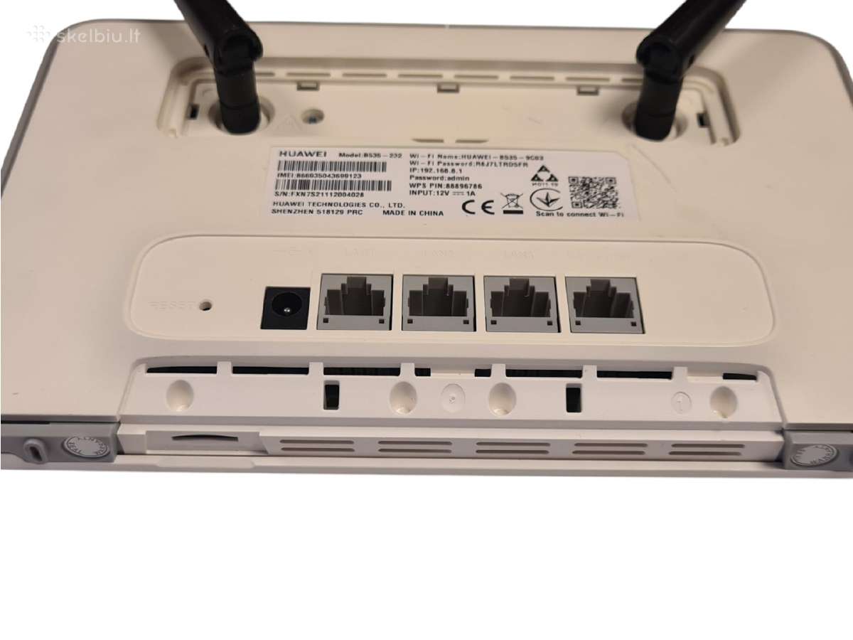 Huawei 4G B535-232 4G Lte maršrutizatorius + 3 mėn - nuotraukos Nr. 7