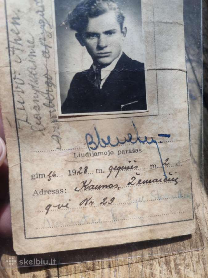 Ww2 foto dokumentas dipukas - nuotraukos Nr. 4