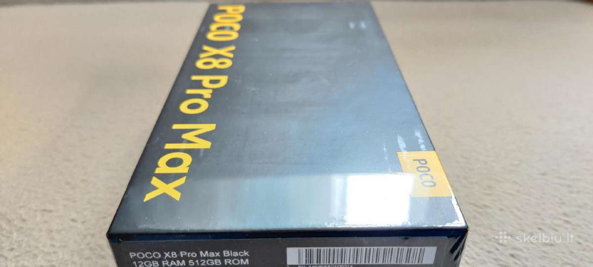 Xiaomi Poco X8 Pro Max 12 GB RAM 256 GB Rom - nuotraukos Nr. 6