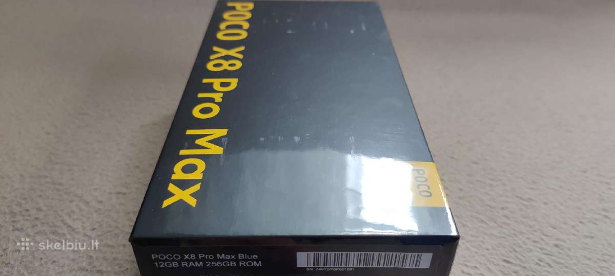 Xiaomi Poco X8 Pro Max 12 GB RAM 256 GB Rom - nuotraukos Nr. 8