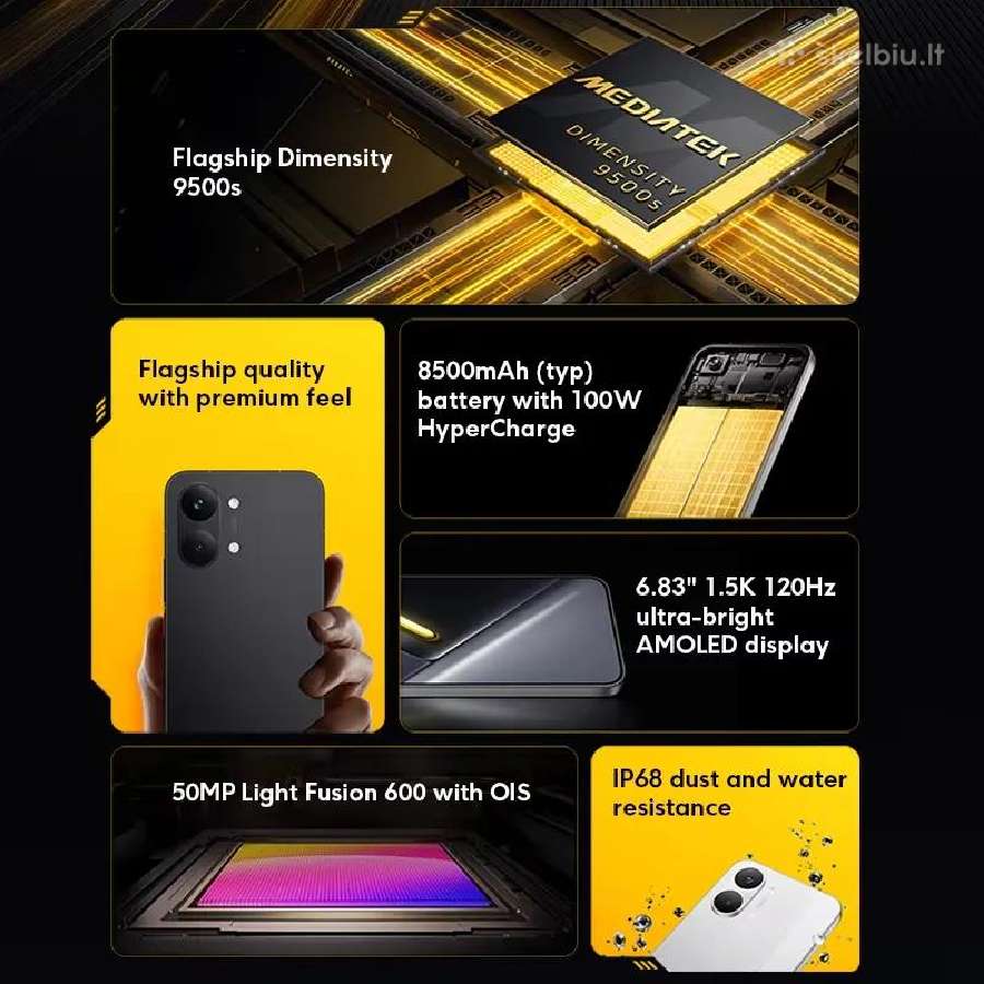 Xiaomi Poco X8 Pro & X8 Pro Max 12/512 GB - nuotraukos Nr. 5