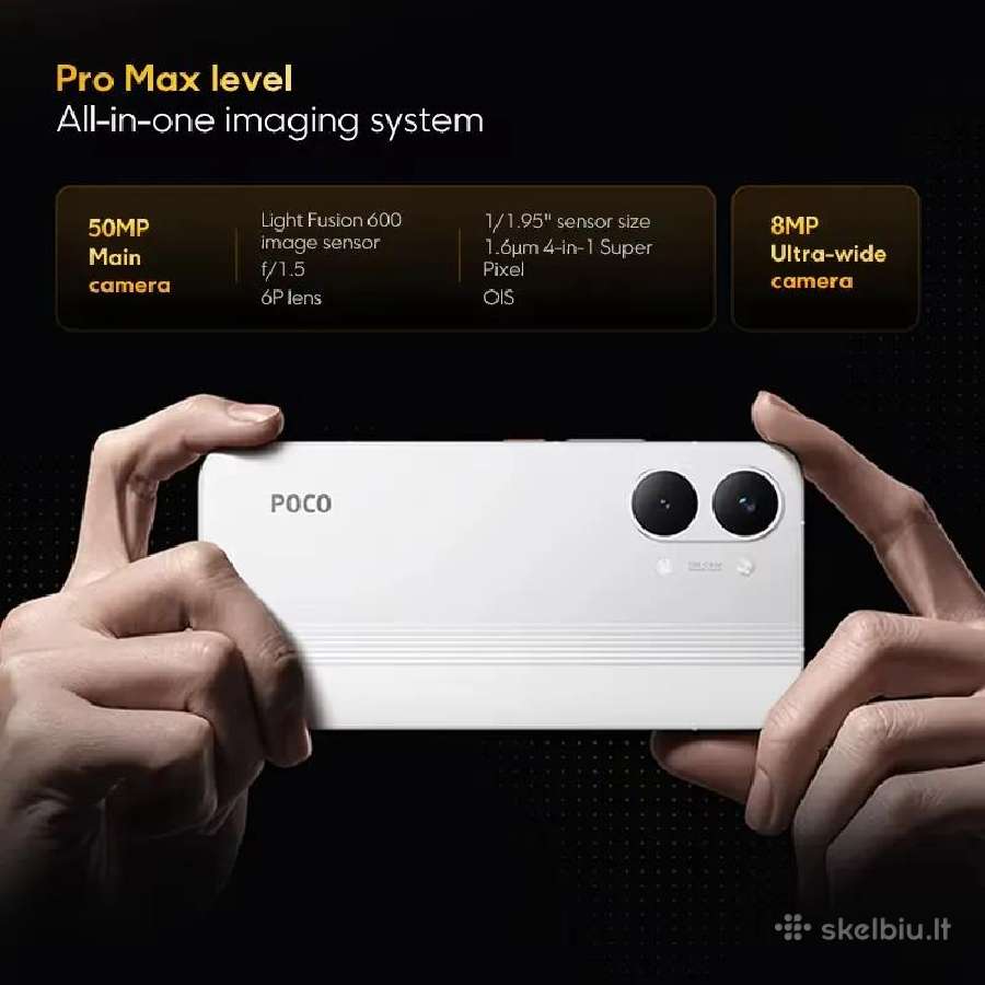 Xiaomi Poco X8 Pro & X8 Pro Max 12/512 GB - nuotraukos Nr. 9