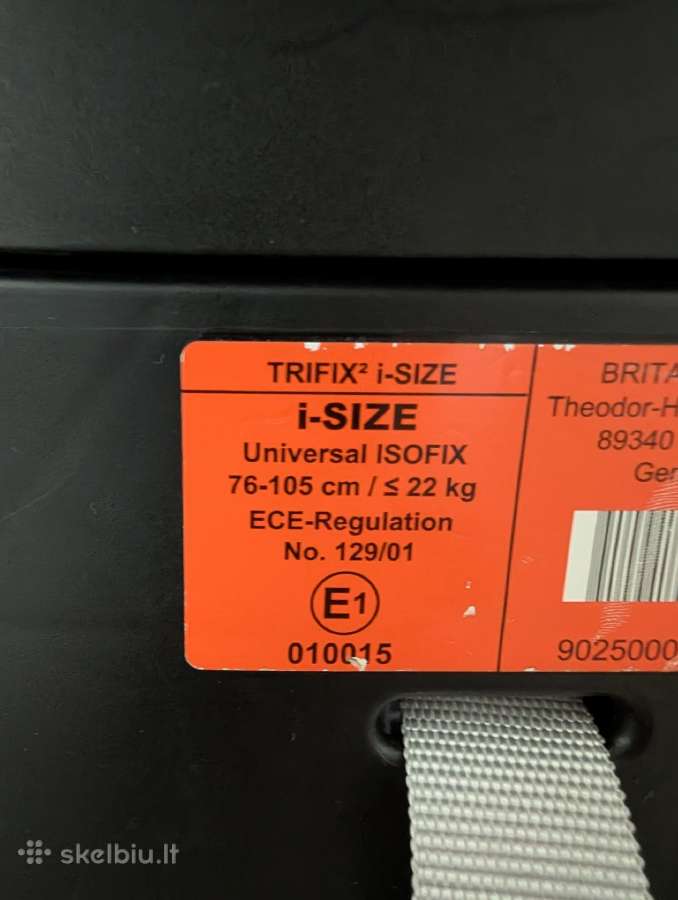 Britax Romer sict inside automibilio kėdutė vaikui - nuotraukos Nr. 5