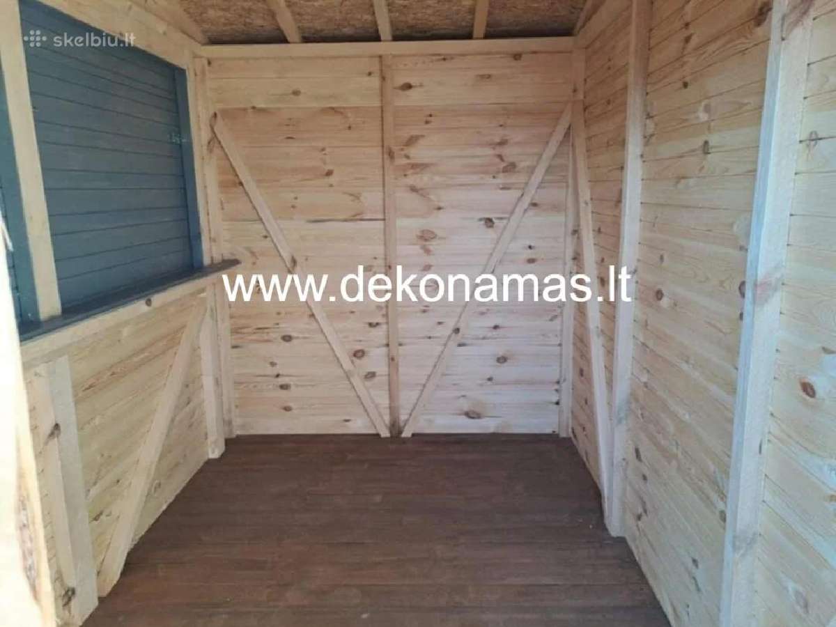 Medinis kioskas 32 m – prekybai, verslui - nuotraukos Nr. 5