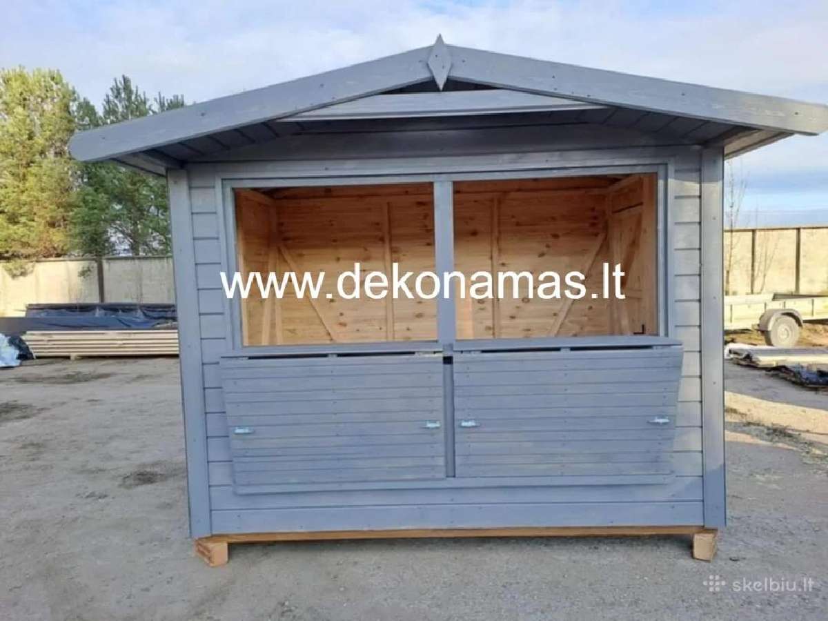 Medinis kioskas 32 m – prekybai, verslui - nuotraukos Nr. 3