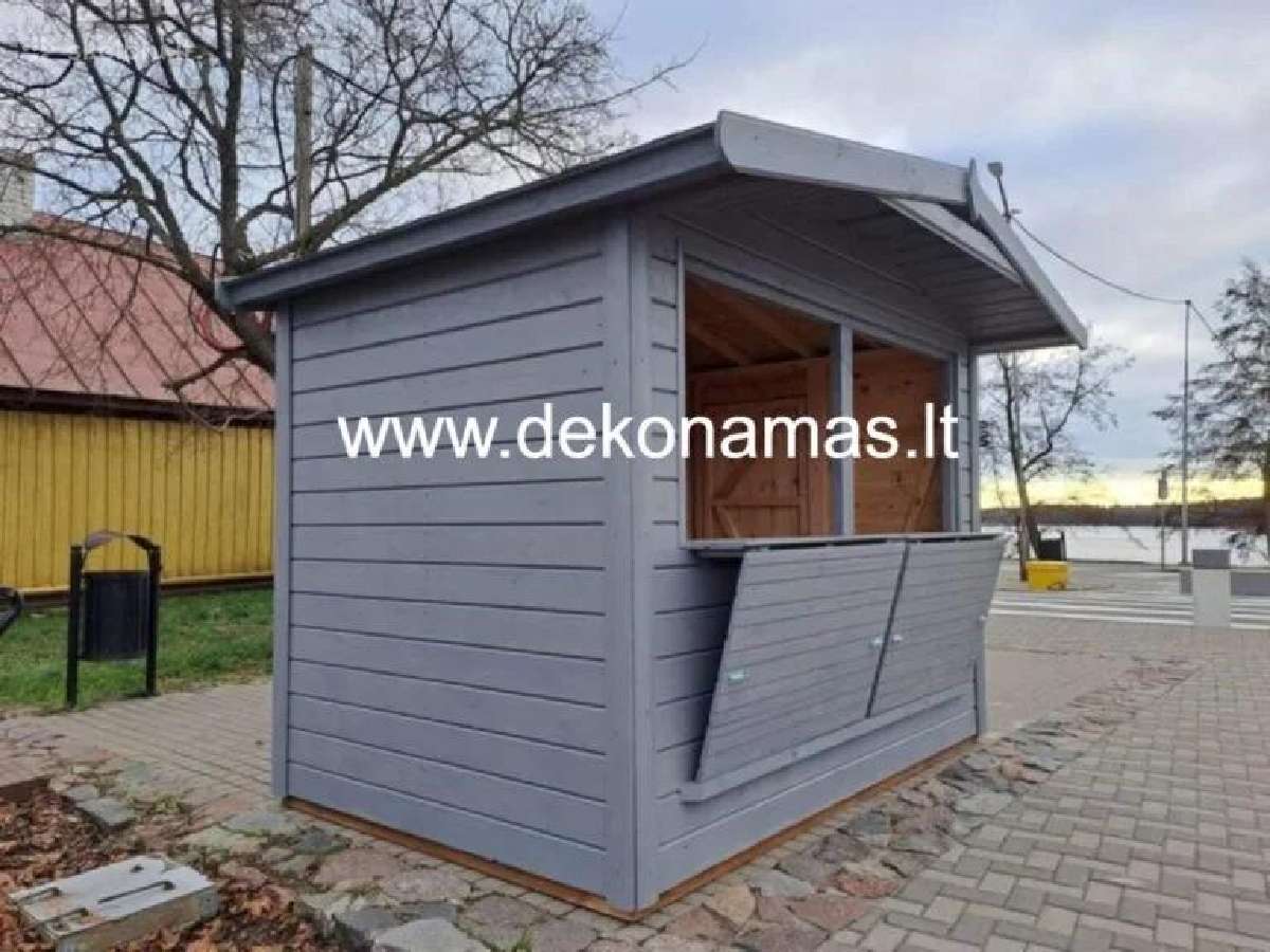Medinis kioskas 32 m – prekybai, verslui - nuotraukos Nr. 4