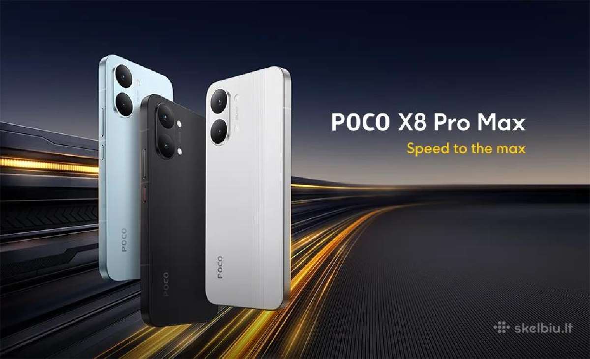 Xiaomi Poco X8 Pro & X8 Pro Max 12/512 GB - nuotraukos Nr. 18