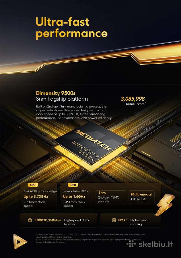 Xiaomi Poco X8 Pro & X8 Pro Max 12/512 GB - nuotraukos Nr. 20