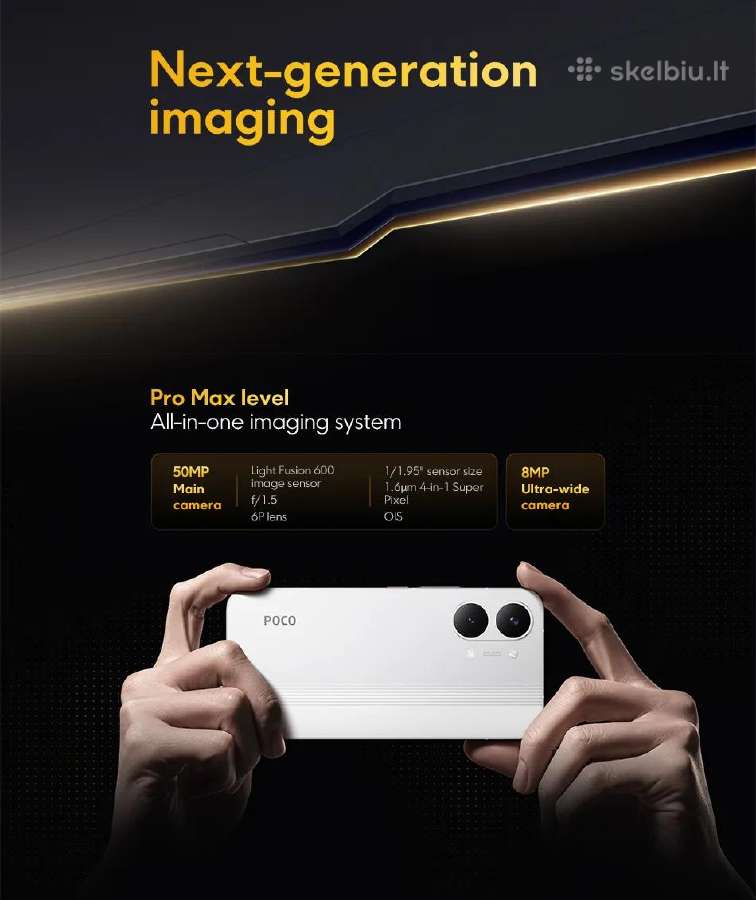 Xiaomi Poco X8 Pro Max 12 GB RAM 256 GB Rom - nuotraukos Nr. 26