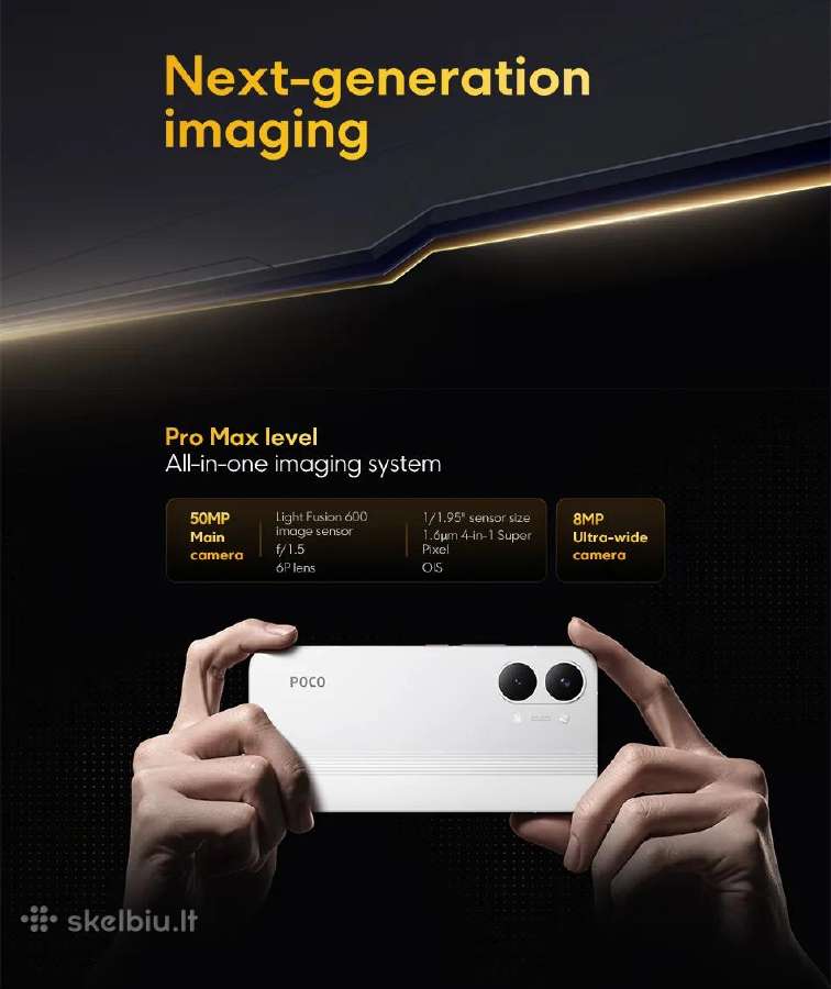 Xiaomi Poco X8 Pro & X8 Pro Max 12/512 GB - nuotraukos Nr. 26