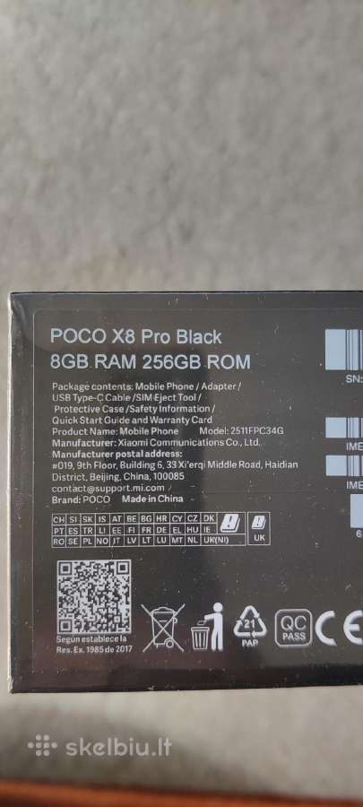 Xiaomi Poco X8 Pro Max 12 GB RAM 256 GB Rom - nuotraukos Nr. 36
