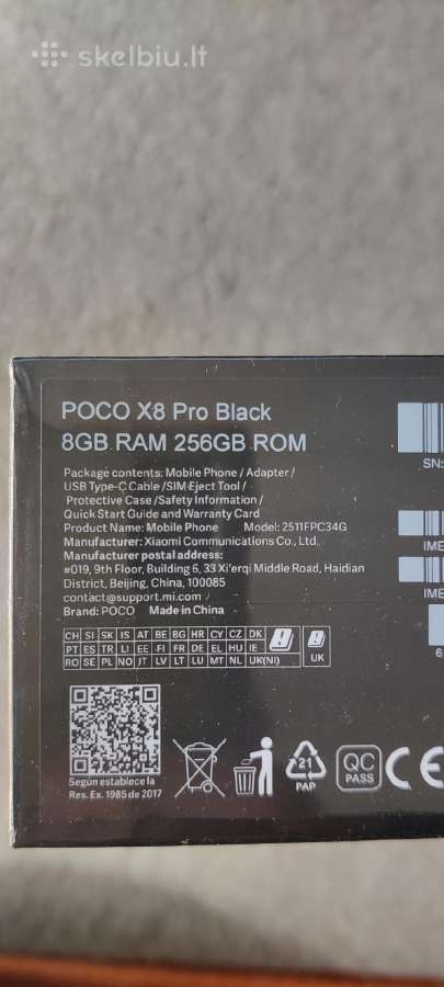 Xiaomi Poco X8 Pro Max 12 GB RAM 512gb Rom - nuotraukos Nr. 36