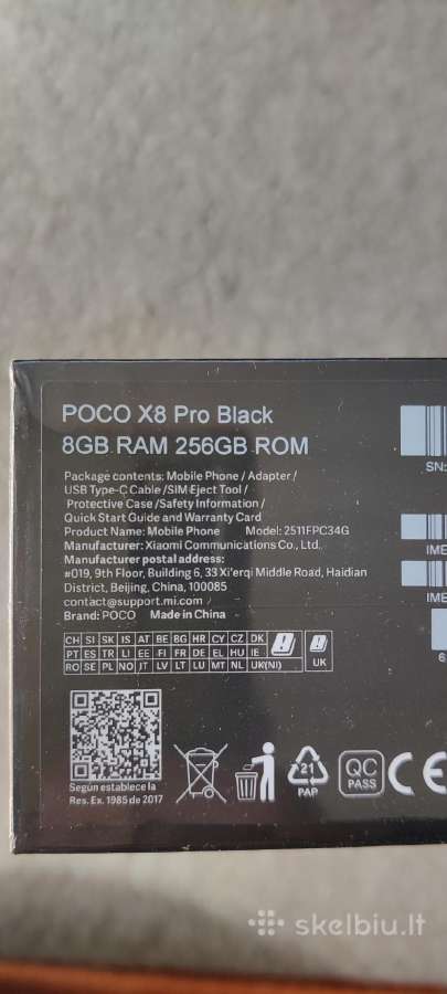 Xiaomi Poco X8 Pro & X8 Pro Max 12/512 GB - nuotraukos Nr. 36