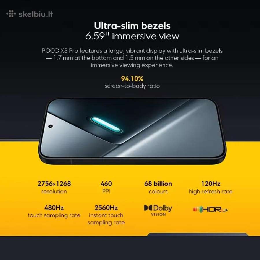 Xiaomi Poco X8 Pro Max 12 GB RAM 512gb Rom - nuotraukos Nr. 38