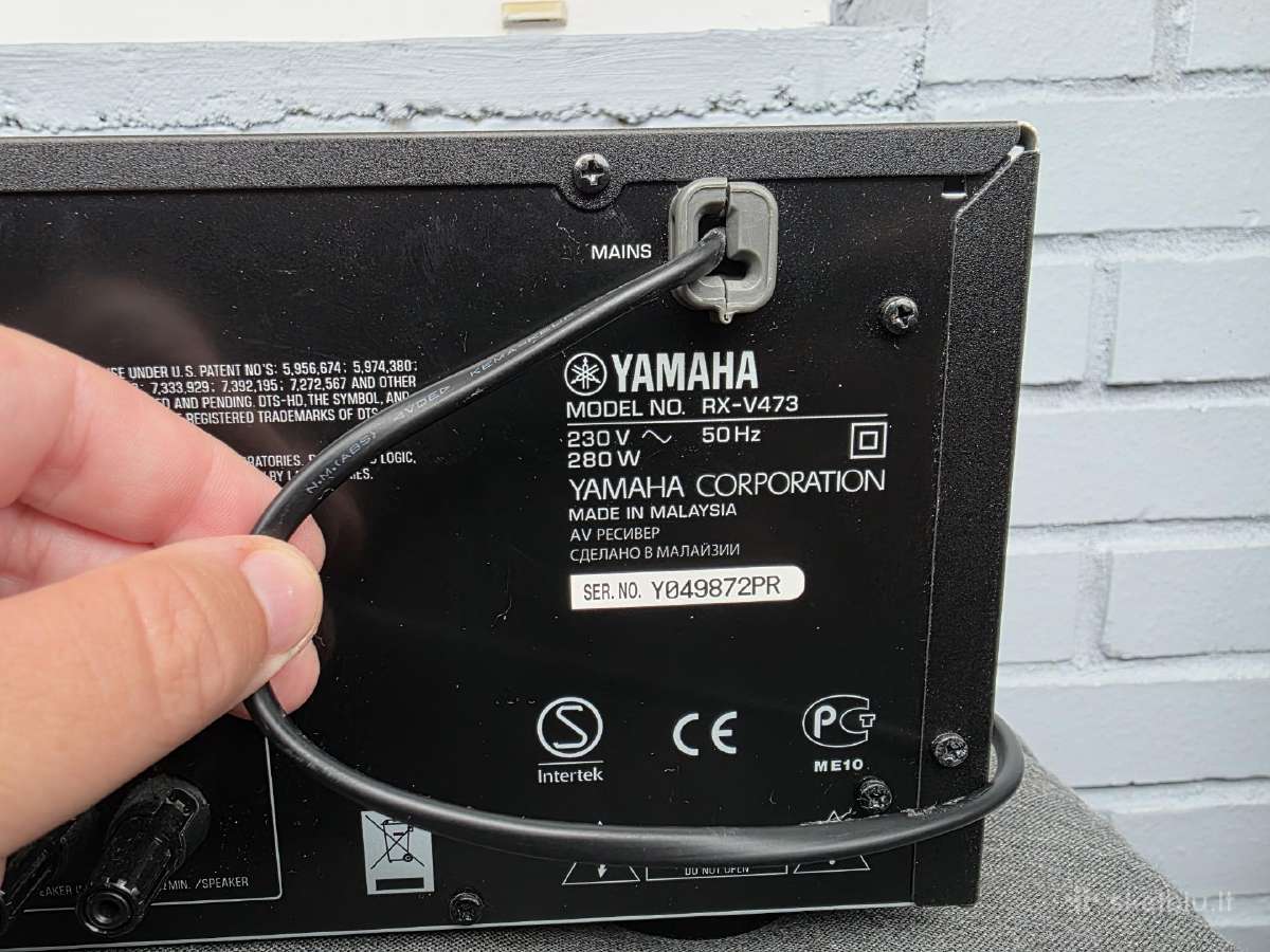 Yamaha rxv473 - nuotraukos Nr. 3