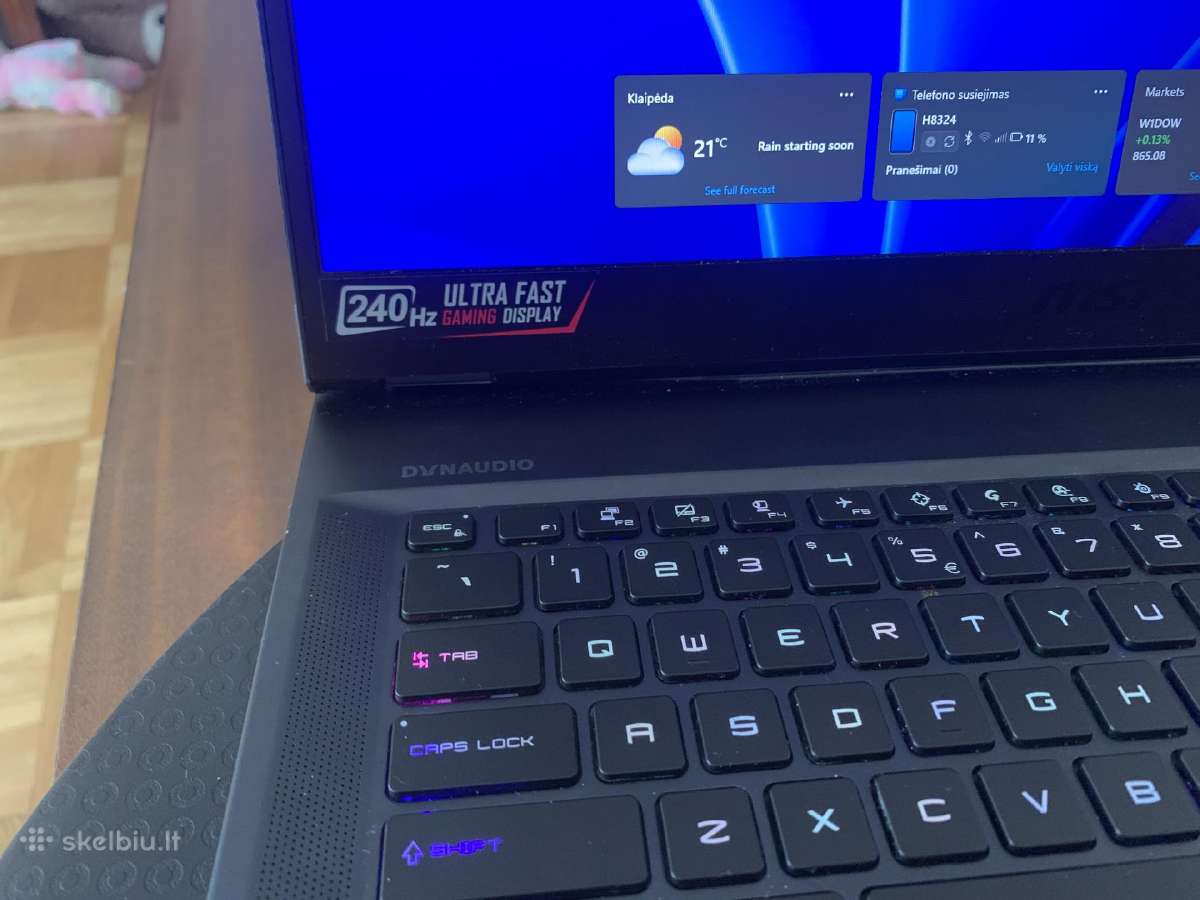 Msi Raider 10ue - nuotraukos Nr. 2