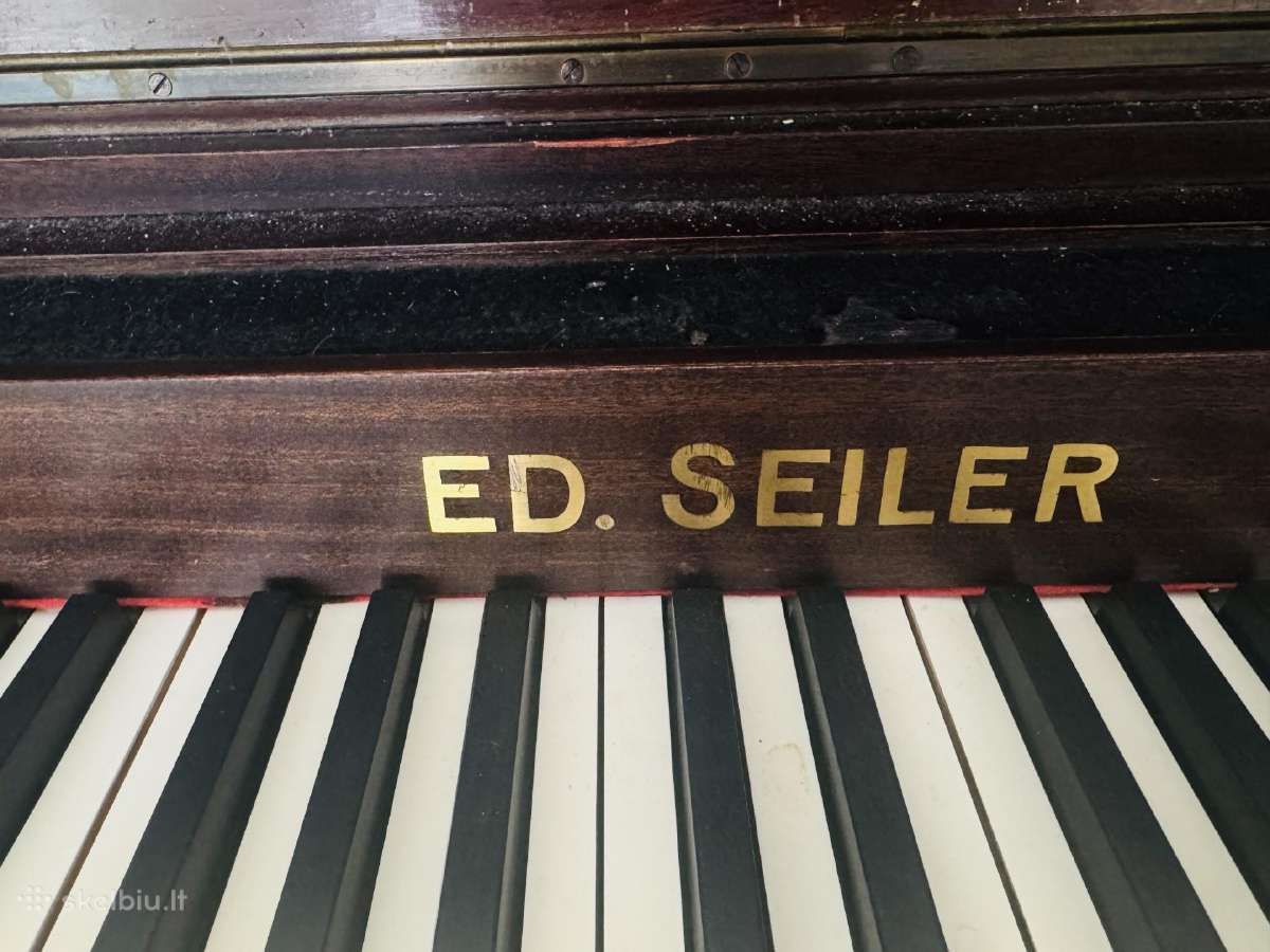 Parduodamas vokiškas pianinas Ed. Seiler - nuotraukos Nr. 4