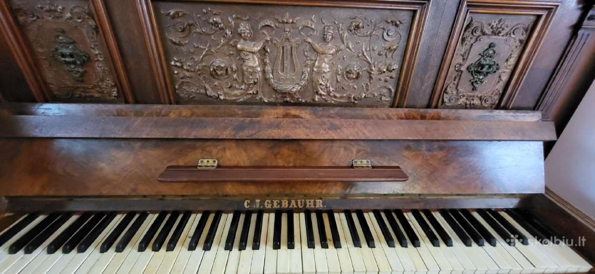 Antikvarinis pianinas - nuotraukos Nr. 9