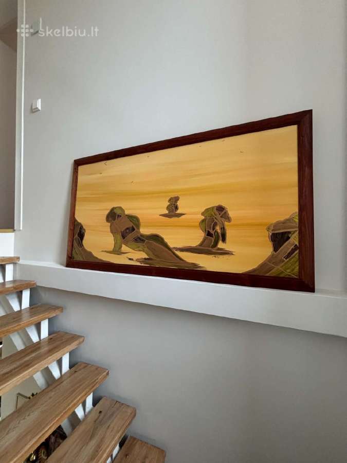 Dideli vintažiniai paveikslai 130x70 cm – po 50 € - nuotraukos Nr. 4
