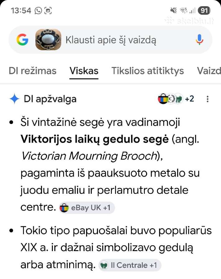 Antikvarinės sagės - nuotraukos Nr. 6