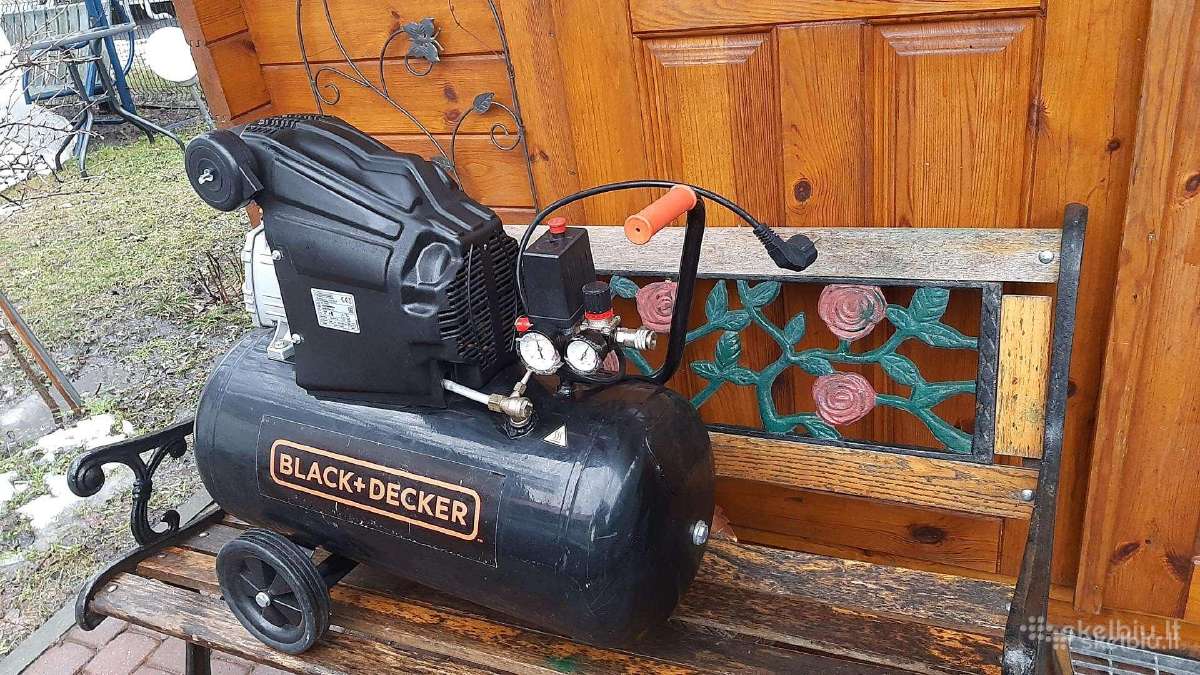 Oro kompresorius Black & Decker 50 litru - nuotraukos Nr. 3