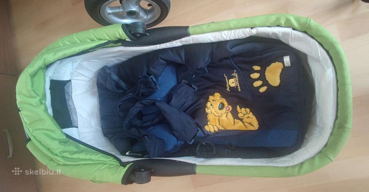 Vežimėlis Tako 3in1 žalios spalvos. - nuotraukos Nr. 5