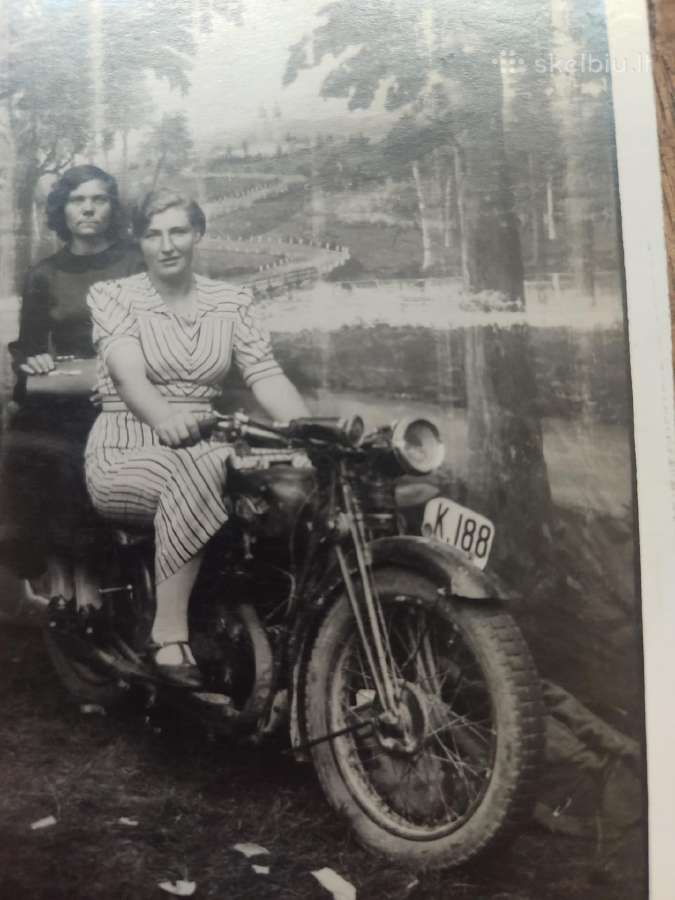 Tarpukario nuotraukos motociklai - nuotraukos Nr. 2