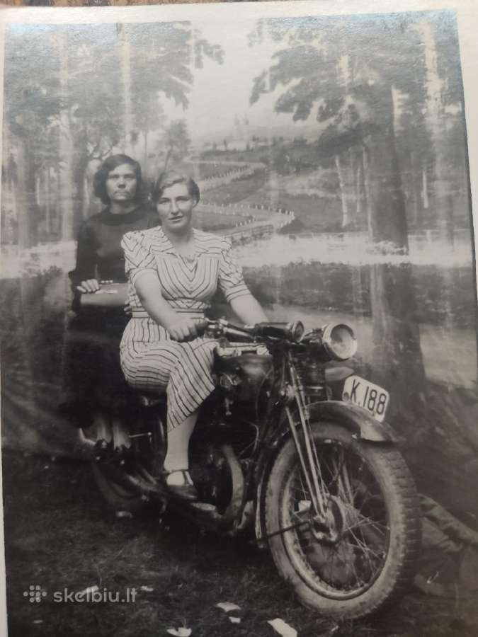 Tarpukario nuotraukos motociklai - nuotraukos Nr. 3