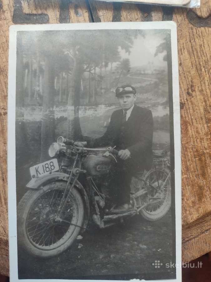 Tarpukario nuotraukos motociklai - nuotraukos Nr. 5