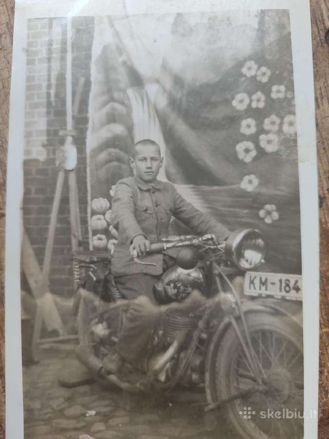 Tarpukario nuotraukos motociklai - nuotraukos Nr. 16