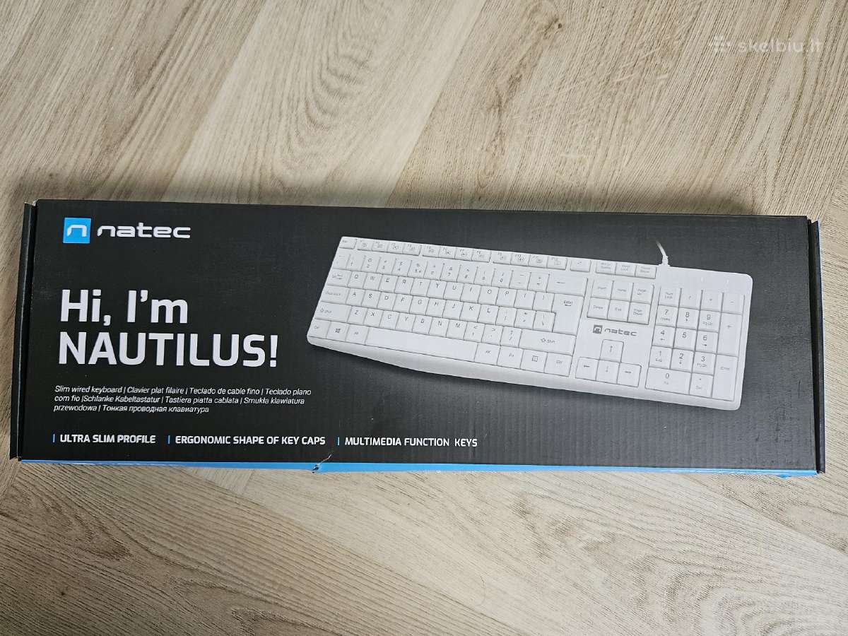 Natec Klaviatūra minkštais mygtukais Nautilus - nuotraukos Nr. 2