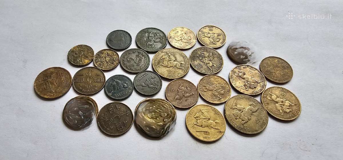 1925-1936 Lietuvos tarpukario centai 21vnt - nuotraukos Nr. 3