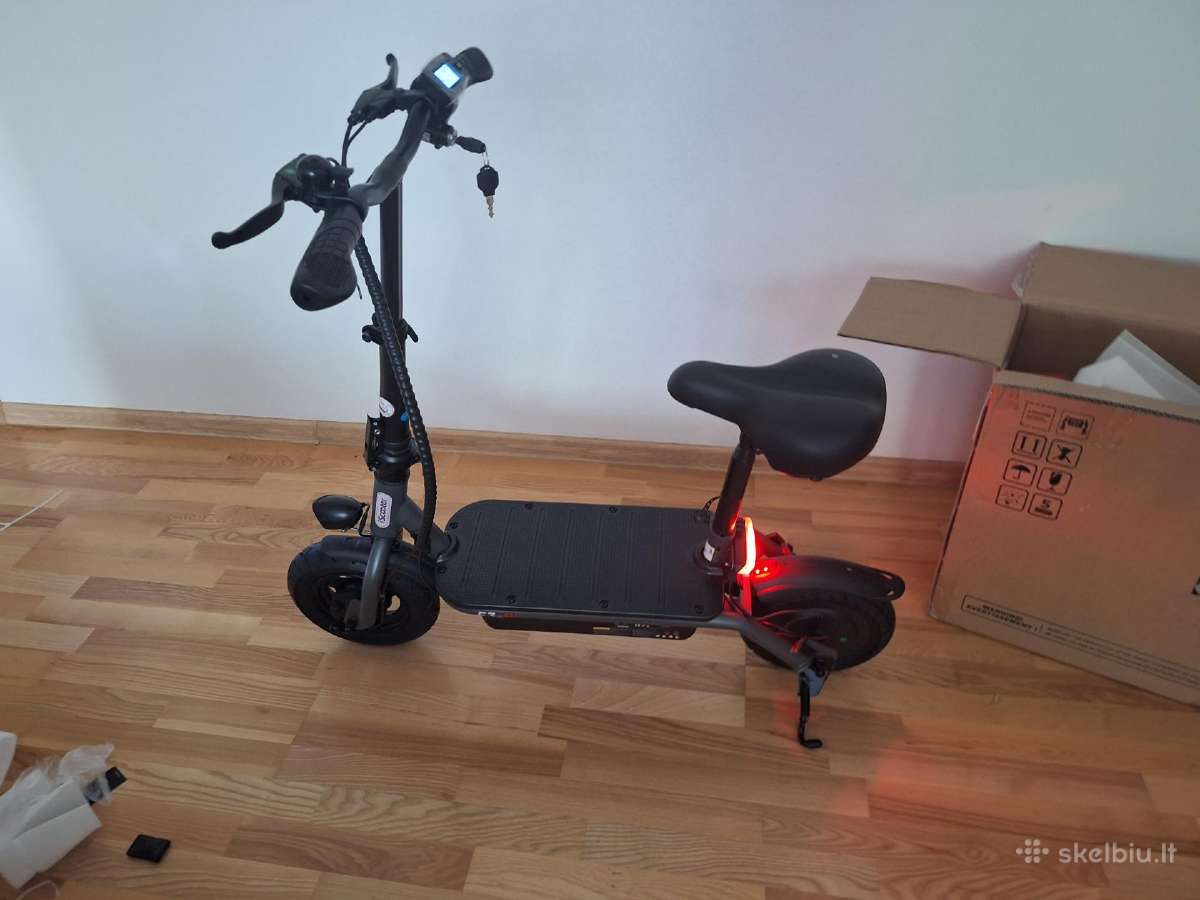 Iscooter Elektrinis Paspirtukas su sediniu - nuotraukos Nr. 19