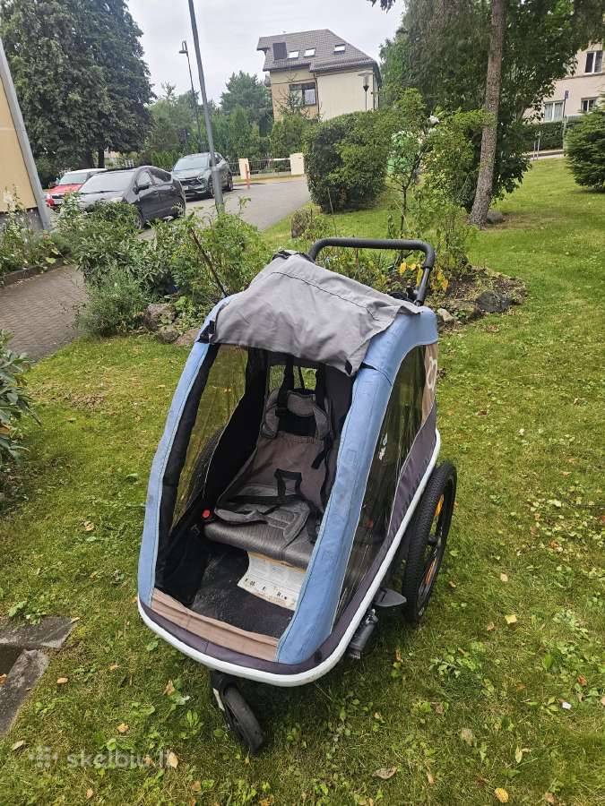 Parduodama dvivietė dviračio priekaba - nuotraukos Nr. 2