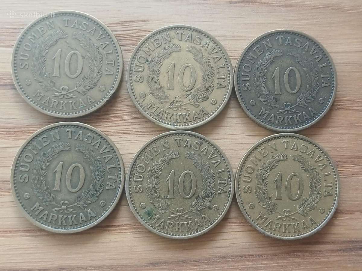 10 markiu rinkinys nuo 1929 Suomija - nuotraukos Nr. 2