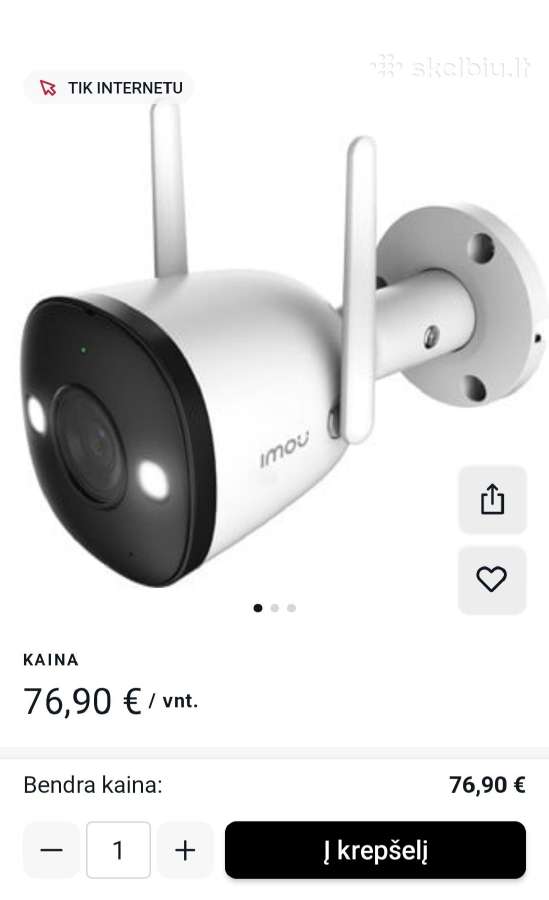 Imou bullet 2 kamera - nuotraukos Nr. 11