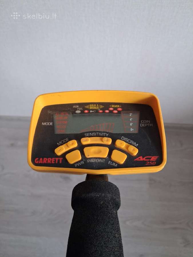 Garrett ace 250 metalo detektorius - nuotraukos Nr. 2