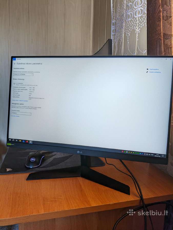 LG Ultragear 24gs60f-b / 180hz / 1ms / Ips - nuotraukos Nr. 9