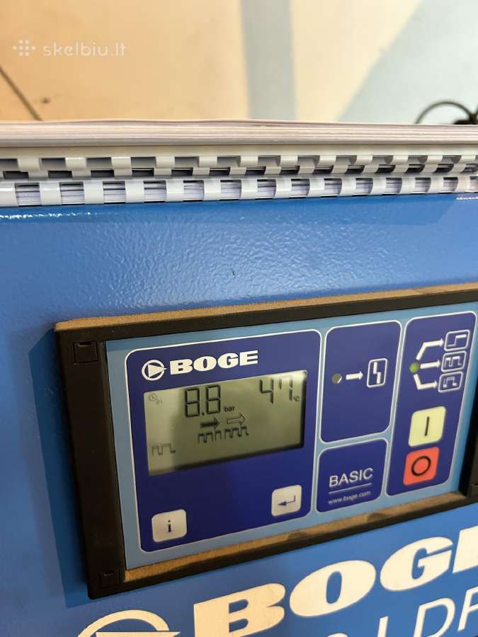 Boge C10 Ldr 11bar 350l oro kompresorius - nuotraukos Nr. 14