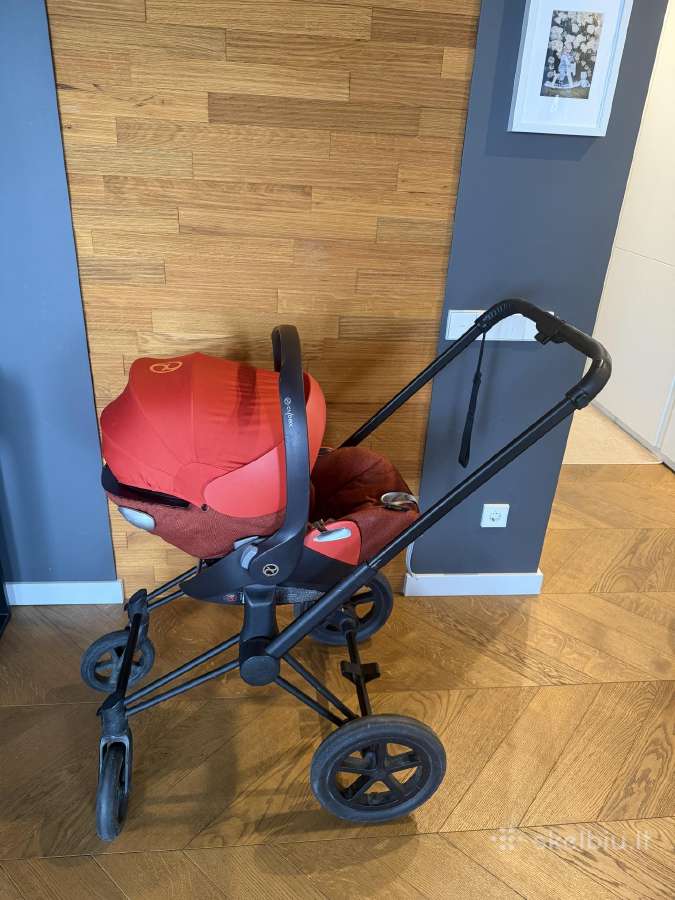 Parduodamas Cybex Priam 3in1 vežimėlio komplektas - nuotraukos Nr. 3