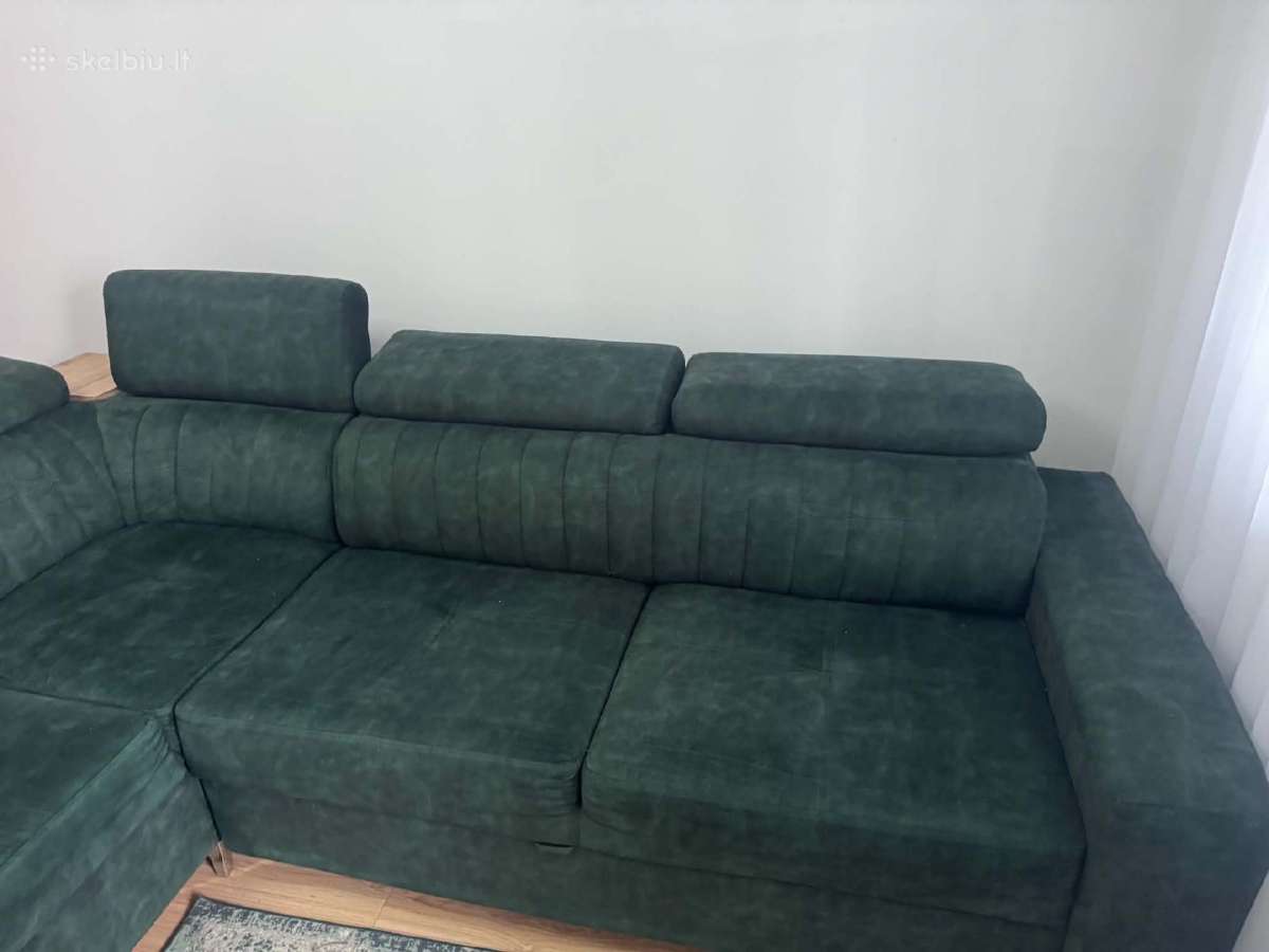 Kampinė sofa lova - nuotraukos Nr. 2