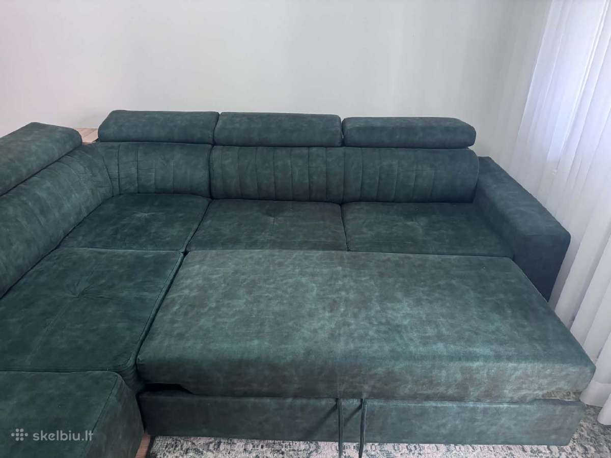 Kampinė sofa lova - nuotraukos Nr. 6